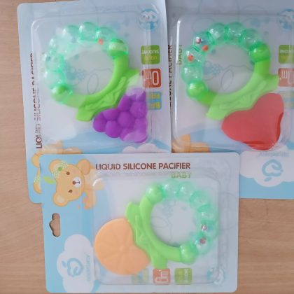 full silicone ring teether 1 pis