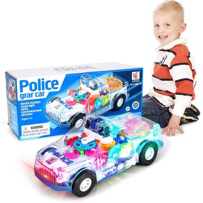 Transparent gear Police car 🚨🚓