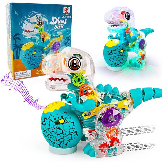 Transparent Gear Dinosaur