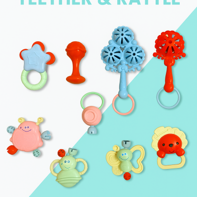 9 Pis Rattle & Teether