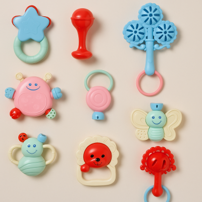 9 Pis Rattle & Teether