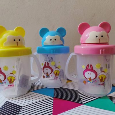mickey straw water pot