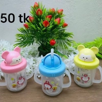 mickey straw water pot