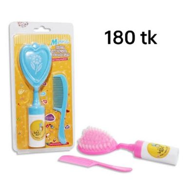 Baby musical hairbrush combo