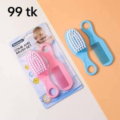 Baby hairbrush combo