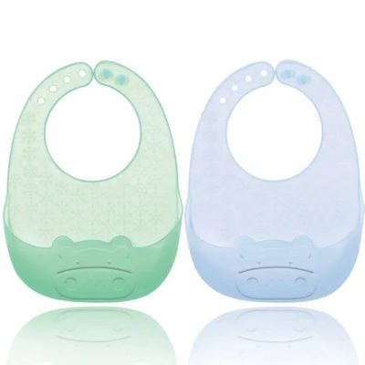 transparent light weight silicone bib