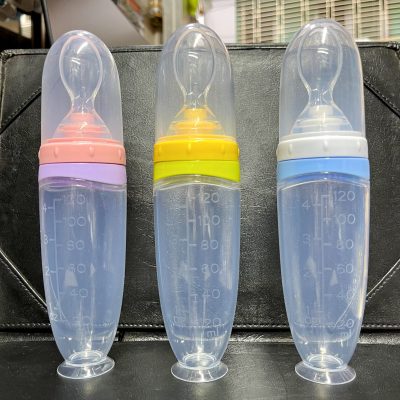 120 Ml full silicone spoon feeder