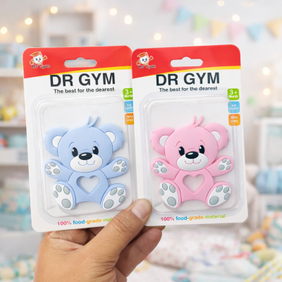 Dr gym bear silicone teether