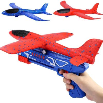 Foam Airplane Launcher Gun Toy