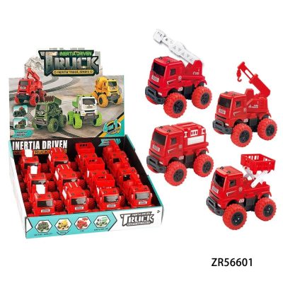 Mini fire truck Friction car 1 pis (random)