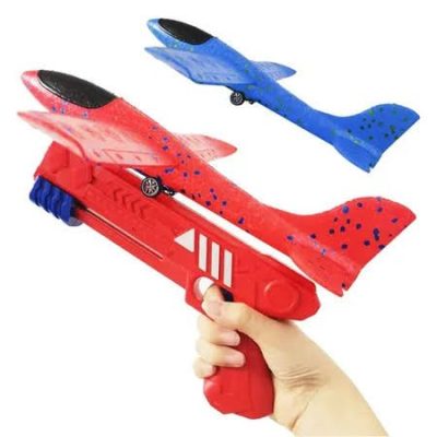 Foam Airplane Launcher Gun Toy