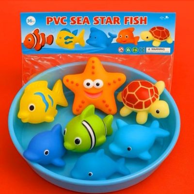Pvc soft sea star fish