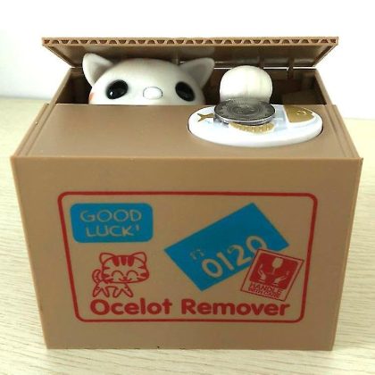 Mischief coin saving Box