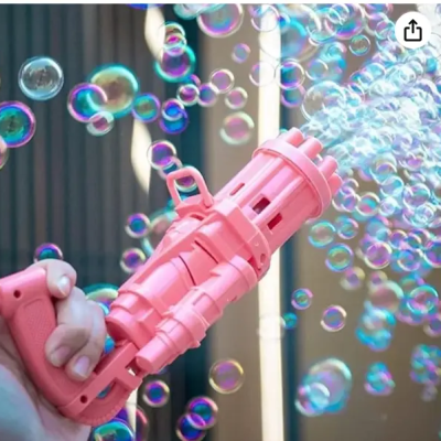 bubble machine gun toy