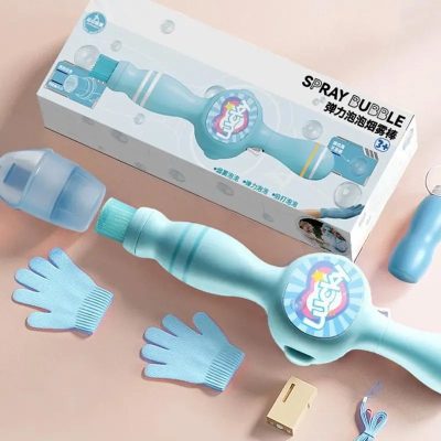 spray bubble with smoke, bouncy,slap bubble