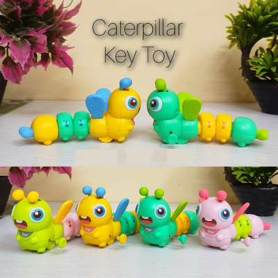 Windup caterpillar toy with teether 1 pis