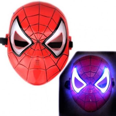 Lighting face mask Spider-Man