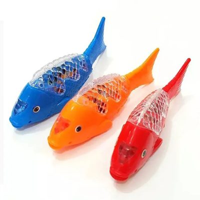 music and lighting battery Fish toy