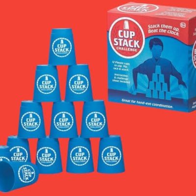 cup stack game challenge