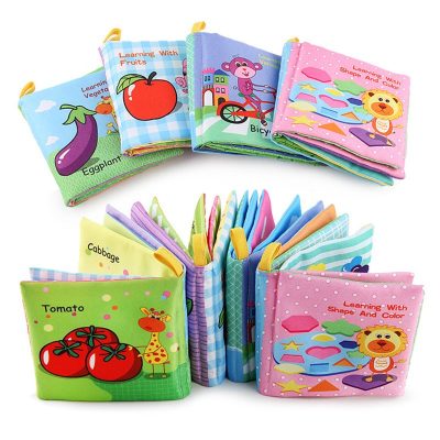 washable cloth book set 6 pis