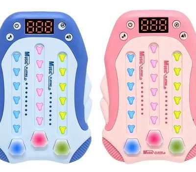 Musical rhythm electronic board game