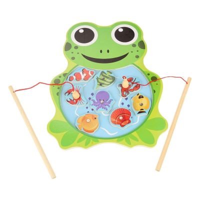 Vibgyor Vibes Wooden Magnetic Fishing Game