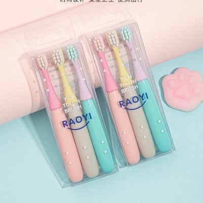 3 pis RAOYI Baby Toothbrush set