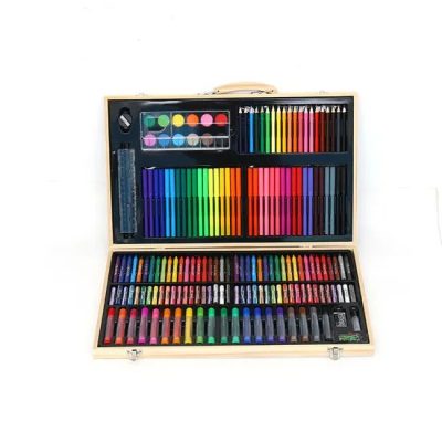 180 pis colour with wooden box
