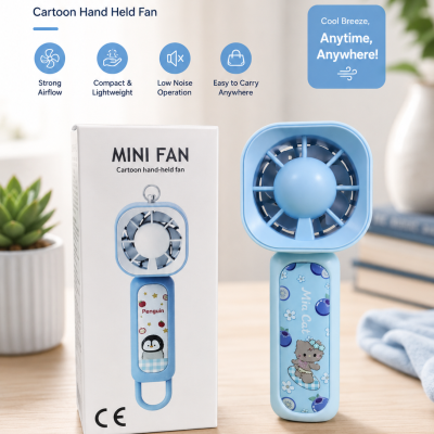 Mini Cartoon charging fan
