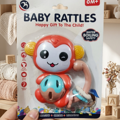 monkey baby rattle