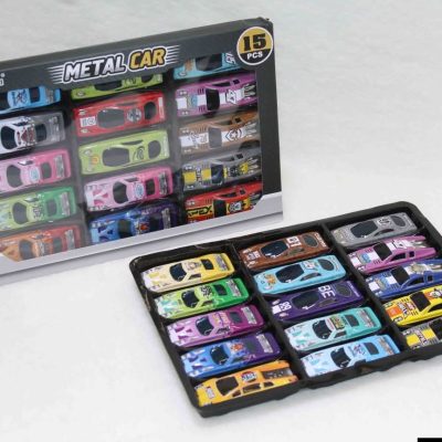 15 pis metal car