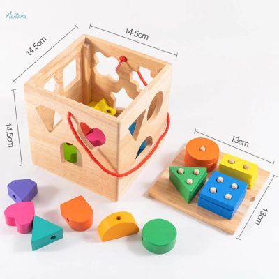 wooden Whole shape with square column