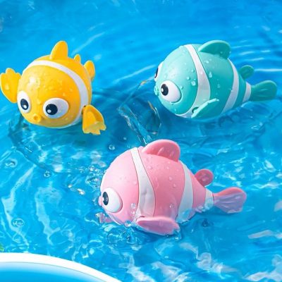 windup fish bath toys