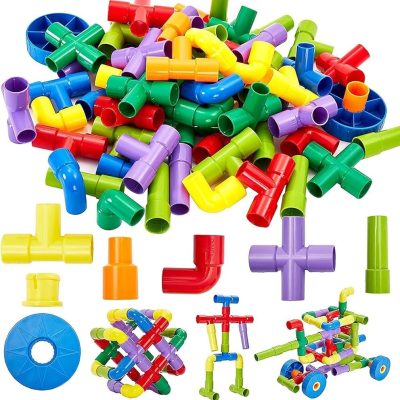 Pipe building block