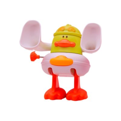 duck flipping rolling key toy