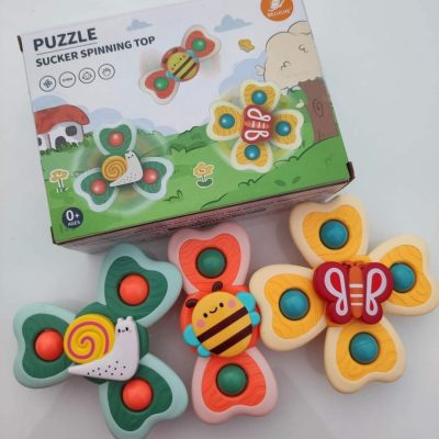 puzzle sucker spinning top