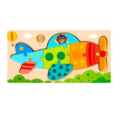 3D airplane puzzle board