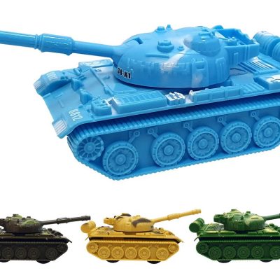 Mini friction army tank