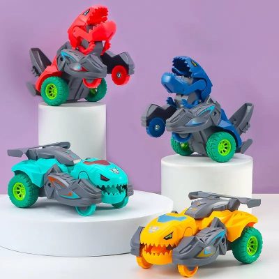 dinosaur transforming friction car