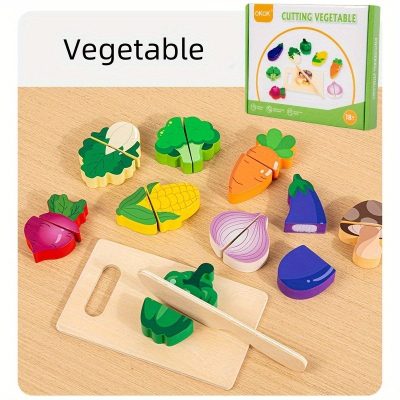 wooden cutting vegetable