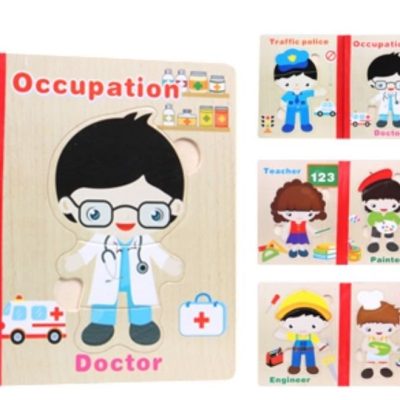 wooden book puzzle occupational