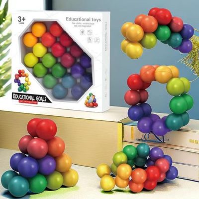 Educational 3D puzzle ball