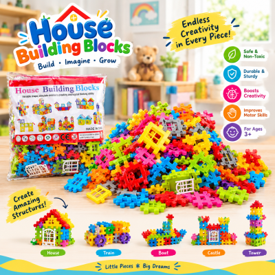 house building blocks packet (China)