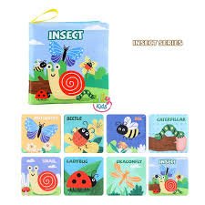 Fabric book insects